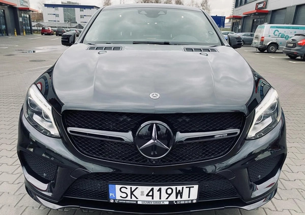 Mercedes-Benz GLE cena 186311 przebieg: 99000, rok produkcji 2017 z Trzebinia małe 529